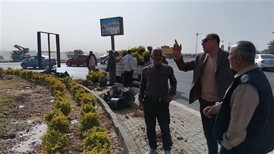 رئيس جهاز العبور يتابع أعمال تطوير ميدان عمر مكرم بمحور 30 يونيو