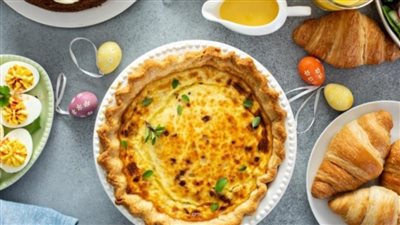 طريقة عمل فطيرة البيض بالشيدر بمكونات سهلة وبسيطة في المنزل 	