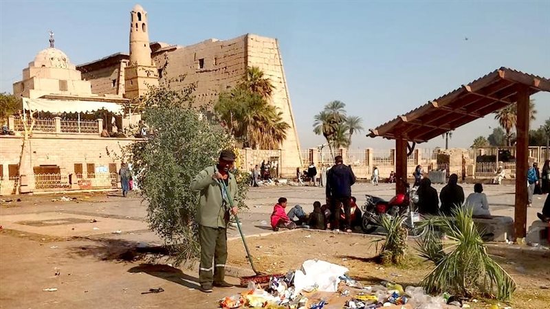 أثناء عملية التنظيف