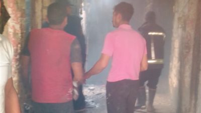 الحماية المدنية تسيطر علي حريق في ورشة كوتش بمساكن المشروع بالسويس