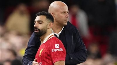 نموذج يحتذى به.. ٱرني سلوت: ​محمد صلاح يستحق مكانة ميسي ورونالدو