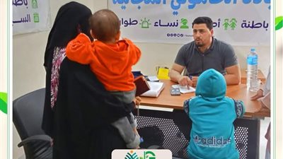 مؤسسة الجارحي عضو التحالف الوطني توفر عيادة طبية مجانية لأهالي الفيوم