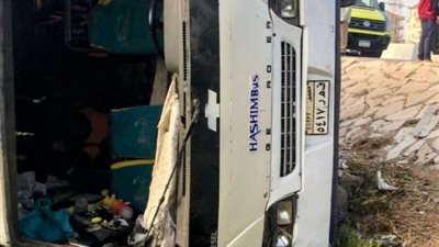 استجابة عاجلة من إسعاف الفيوم لحادث مروع و23 مصابًا في 30 دقيقة