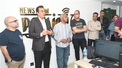 الرقمنة وزيادة الموارد.. محمد السيد يشرح برنامجه الانتخابي لصحفيي نيوز رووم