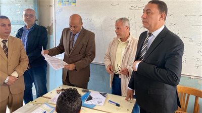وكيل وزارة التربية والتعليم بالدقهلية يتفقد إدارة السنبلاوين التعليمية 