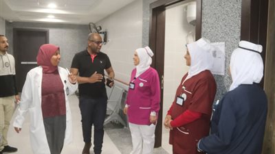 جولة تفقدية لمدير عام الرعاية الصحية بمستشفى الكبد والجهاز الهضمى بالسويس