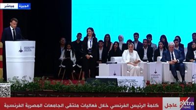 ماكرون: مصر تجمع كل الأديان وهذا هو التوجه العالمي