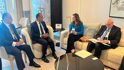 وزير الخارجية والهجرة يلتقي نائبة المبعوث الأمريكي للشرق الأوسط