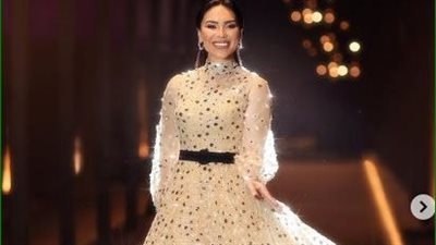 تشبه سندريلا.. مي فاروق تتألق بإطلالة جديدة في حفل السعودية|صور