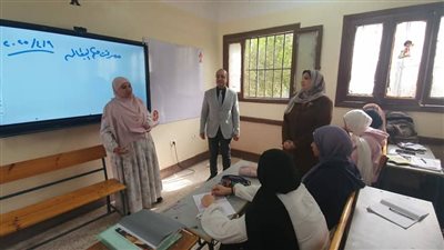 وكيل وزارة تعليم المنوفية يتابع المدارس للتأكد من استقرار العملية التعليمية
