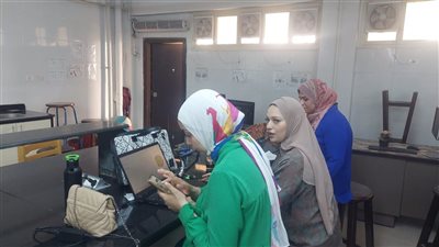 كلية الصيدلة جامعة حلوان تنظم ورشة قياس الكيمياء التحليلية الخضراء