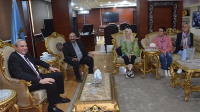 محافظ الغربية يبحث مع بنك الاستثمار الأوروبي تحسين نوعية المياه بمصرف كيتشنر