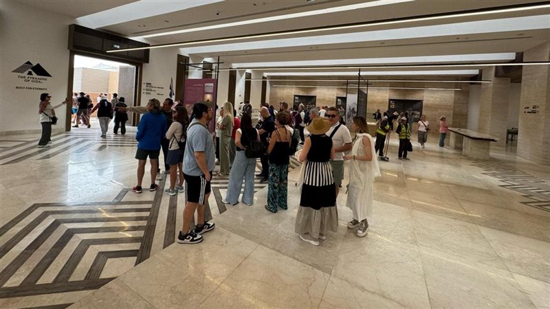 جانب من الزيارة في