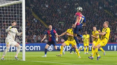 لبلوغ نصف نهائي دوري الأبطال.. برشلونة يدك دورتموند.. وباريس يصعق أستون فيلا 