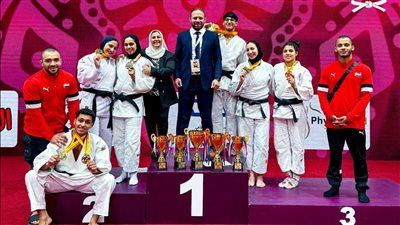 10 ميداليات تضع مصر على قمة البطولة العربية للجودو بالأردن