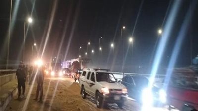 انقلاب «فنطاس» محمل بـ«السولار» بالطريق الزراعي في القليوبية