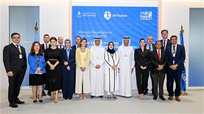 نائبة وزير السياحة والآثار تشارك في اجتماع لمنظمة الأمم المتحدة بالإمارات