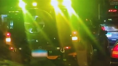 ضبط قائد سيارة بالمحلة الكبرى استخدم كشافات خلفية عالية تعرّض المواطن للخطر