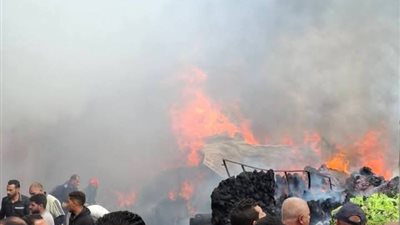 حريق يلتهم مصنعا للقطن بالمحلة.. وخسائر مبدئية تُقدّر بـ6 ملايين جنيه