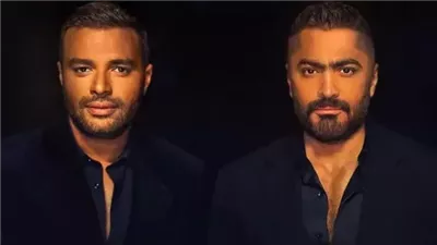 البقاء لله ياحبيبي.. تامر حسني ينعي رامي صبري في وفاة والدة زوجته