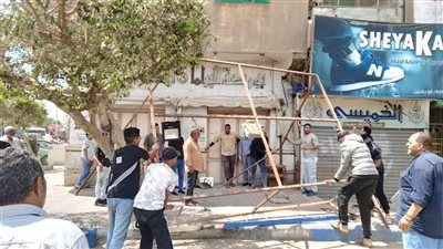 ضمن الموجة 25.. حملة مكبرة لإزالة التعديات على أملاك الدولة بنطاق حى الأربعين 