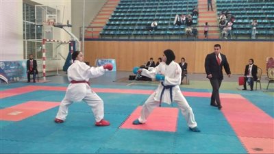 منافسة ساخنة في ثاني أيام بطولة الجمهورية للكاراتيه تحت 16 عاما
