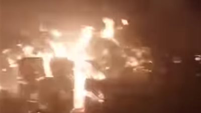 السيطرة على حريق هائل بمستودع أنابيب غاز في الشرقية