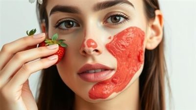 وصفات طبيعية بالفراولة والشاي .. لبشرة زجاجية لامعة مثل الكوريين