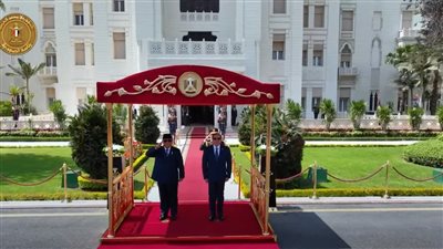 مراسم استقبال رسمية للرئيس الإندونيسي في قصر الاتحادية | صور