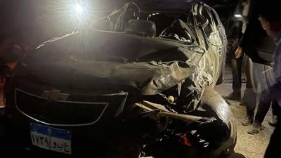 نجاة محام وأسرته من حادث مروع على طريق المحلة – شبرا بابل بالغربية