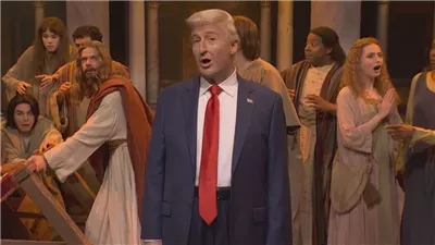برنامج كوميدي يسخر من ترامب ويشبّهه بـ«يسوع المسيح» بسبب الرسوم الجمركية