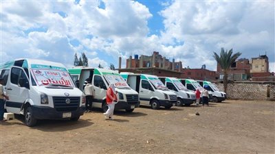 الكشف الطبي بالمجان على 1180 مواطنا في قافلة طبية بدمياط