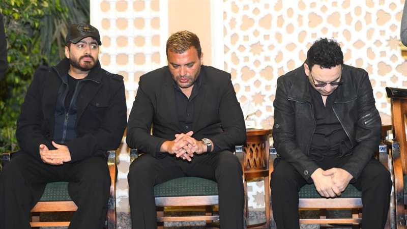 عزاء والدة زوجة رامي