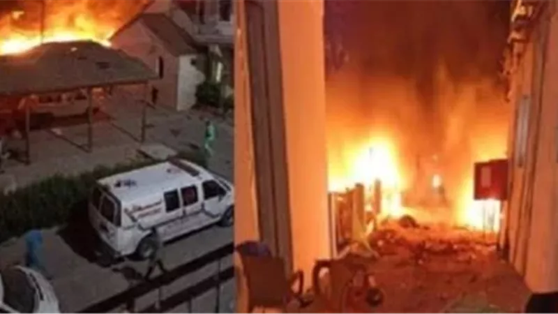 قصف مستشفي المعمدانى