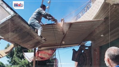 إزالة 129 مخالفة خلال حملة مكبرة لرفع الإشغالات بمركز ومدينة أبشواى بالفيوم 