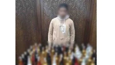 سقوط تاجر يبيع خمور مغشوشة ومجهولة المصدر في الإسكندرية
