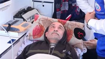 مصاب فلسطيني لوزير الصحة: الرئيس السيسي على راسنا من فوق