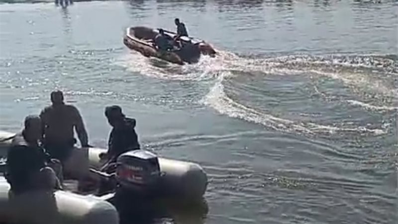 غرق صغير بترعة الرياح