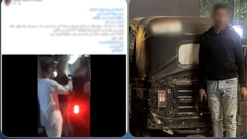 ضبط سائق توك توك