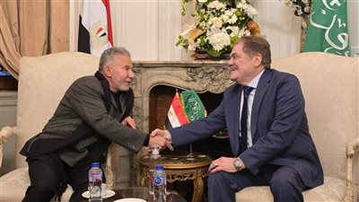السيد البدوى يستقبل رئيس حزب المحافظين في بيت الأمة