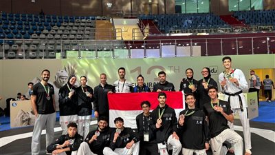 وزير الشباب والرياضة يهنئ منتخب مصر للتايكوندو بعد تألقه في بطولة كأس العرب