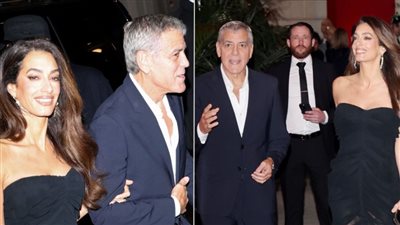 جورج وأمل كلوني يخطفان الأنظار في حدث على هامش 