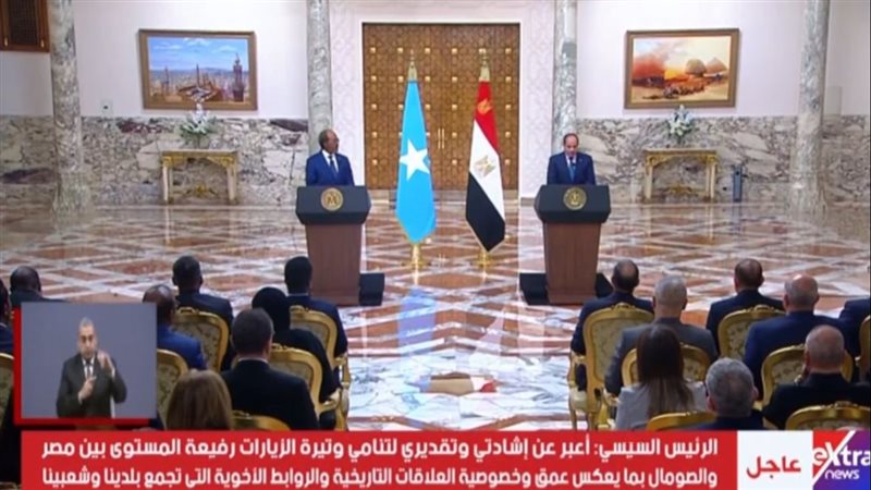 الرئيس السيسي ونظيره