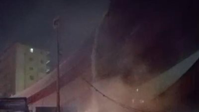 عاجل.. السيطرة على حريق محلات بجوار محطة مترو المرج الجديدة