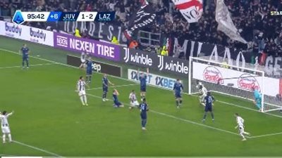 أهداف ونتيجة مباراة يوفنتوس ولاتسيو (2-2) الشوط الثاني في الدوري الإيطالي