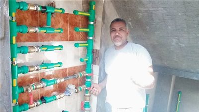 وفاة سباك بعد سقوطه من سقالة بقرية ميت حواي في السنطة
