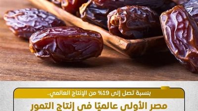 بإنتاج سنوي 2 مليون طن.. مصر تحتل المرتبة الأولى عالميًا في إنتاج التمور
