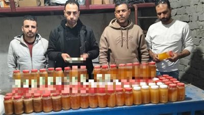 ضبط 120 كيلو عسل و35 كارت الفلاح بغرض الاتجار بكفر الدوار