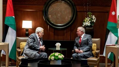 الرئيس عباس في لقاء مع ملك الأردن: ندعو ترامب بالتأكيد على وقف التهجير والضم