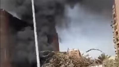 حريق هائل بسوق البطران بالهرم والحماية المدنية تتدخل للسيطرة على النيران 